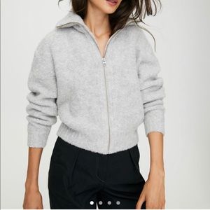 Aritzia Wilfred Free Marilyn full zip sweater